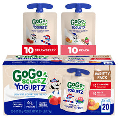 GoGo SqueeZ empaque frontal mostrando pack variedad y conveniencia