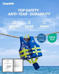 Gogokids zip and quick-release buckle close-up for fast secure fastening