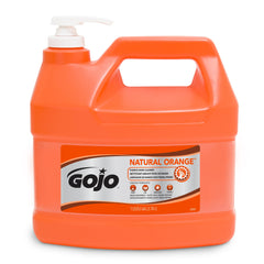 GOJO botella con bomba frontal, dispensación controlada para talleres