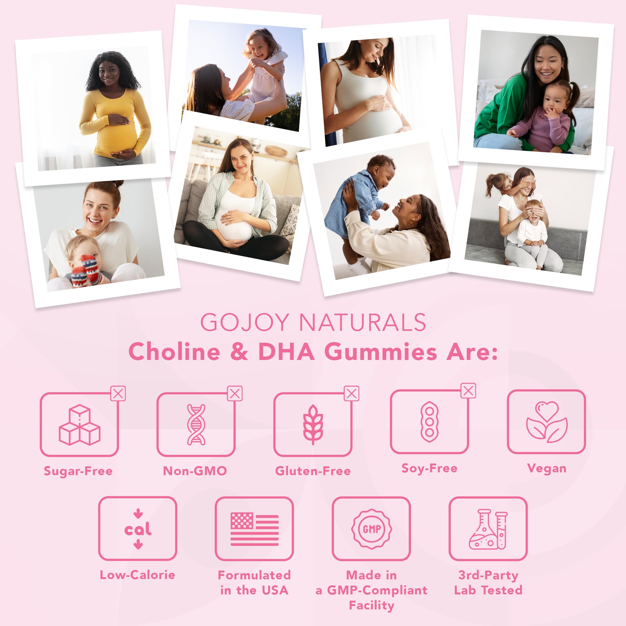 GOJOY NATURALS detalle de gomitas sin azúcar, endulzadas con fruto del monje