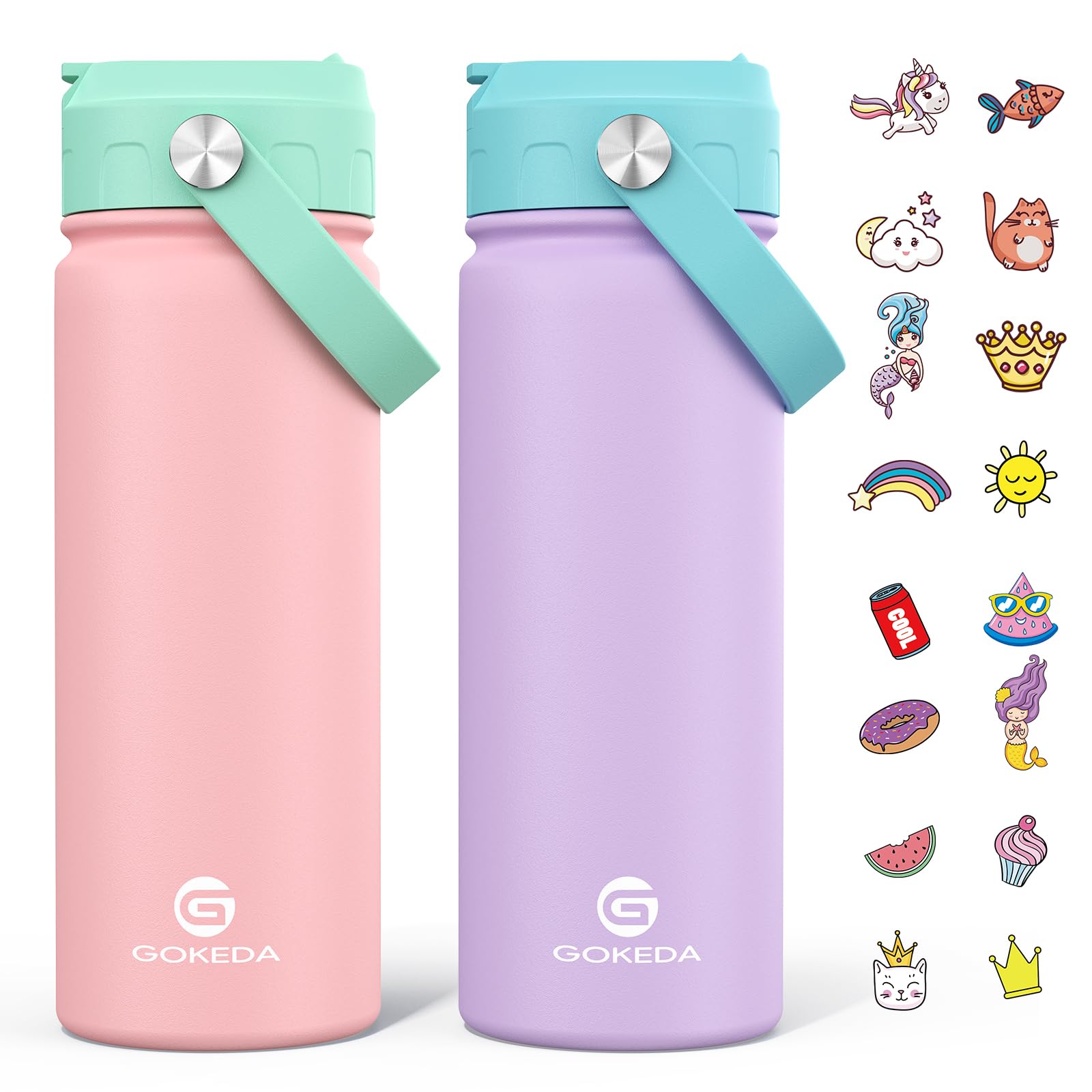 GoKEDA frente pack 2 mostrando diseño infantil y beneficio de identificación