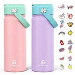 GoKEDA frente pack 2 mostrando diseño infantil y beneficio de identificación