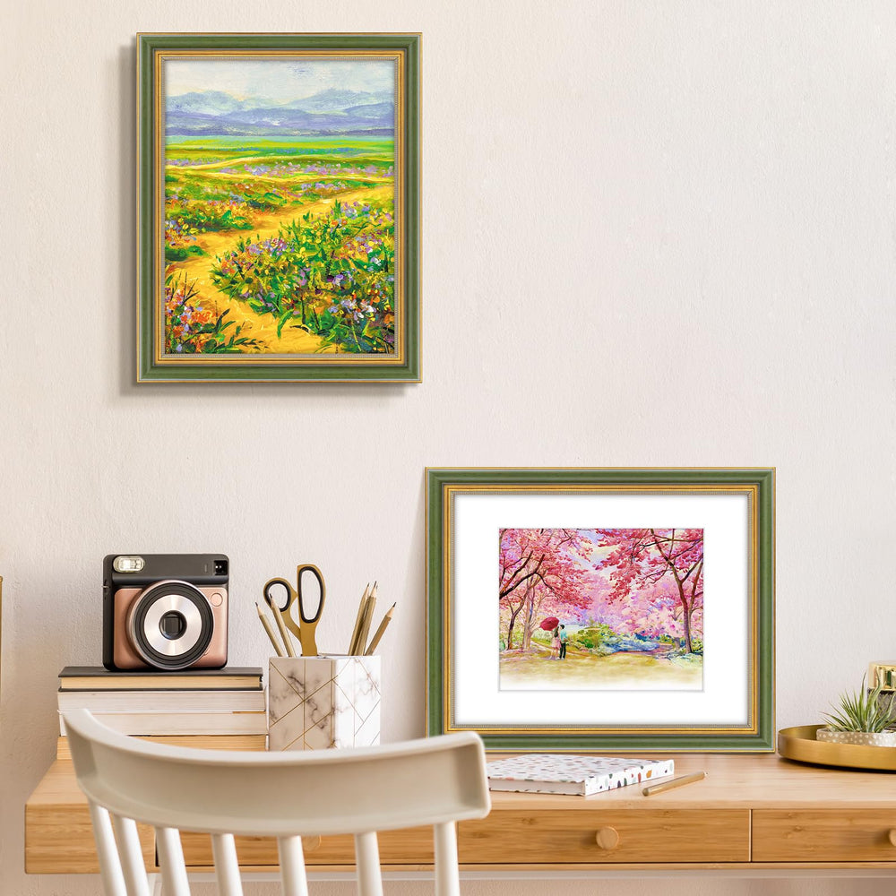 Golden State Art trasera con ganchos y botones giratorios 360 grados para montaje fácil