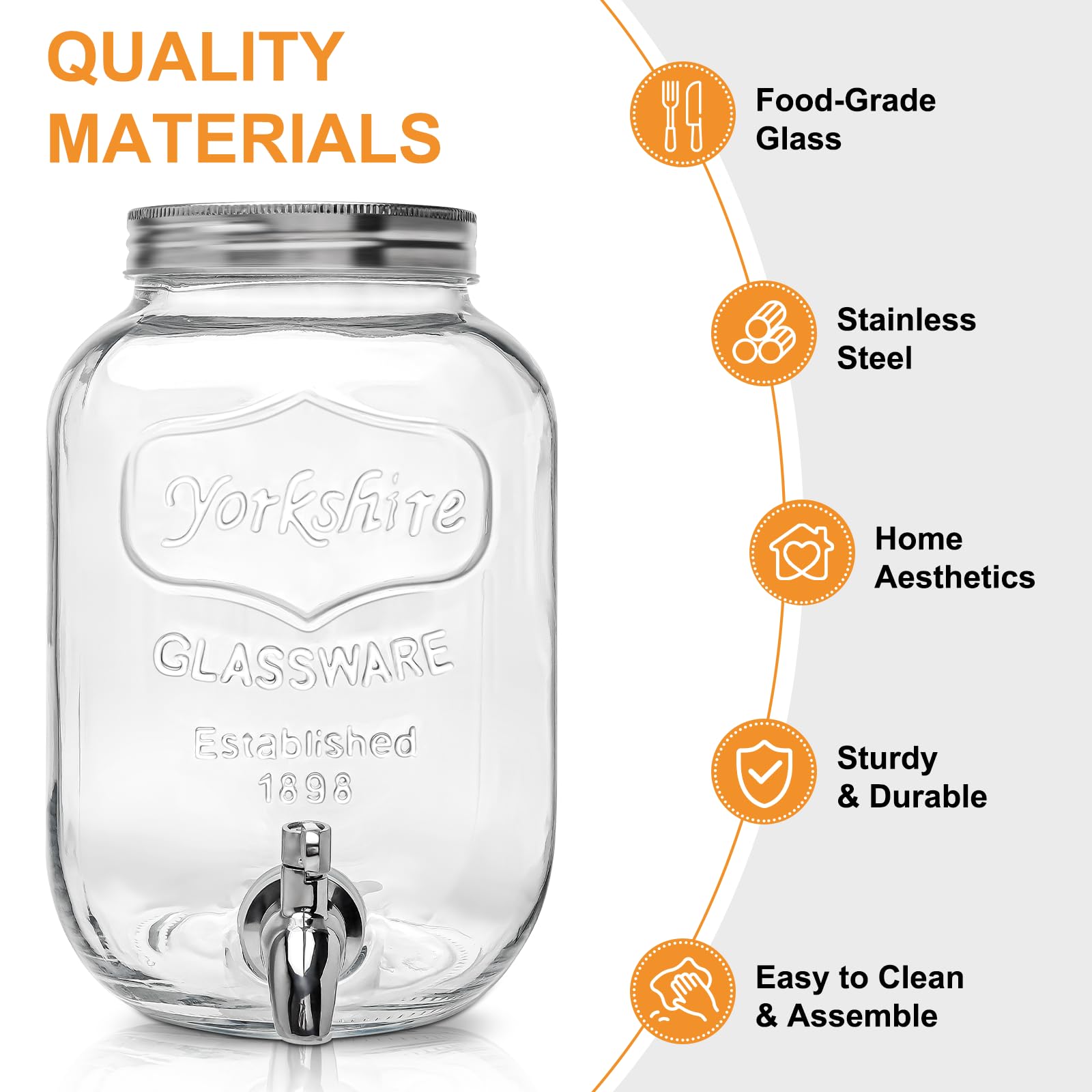 Goldfishwa cilindro para hielo dentro del dispensador, bebidas menos diluidas