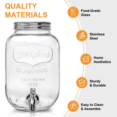 Goldfishwa cilindro para hielo dentro del dispensador, bebidas menos diluidas