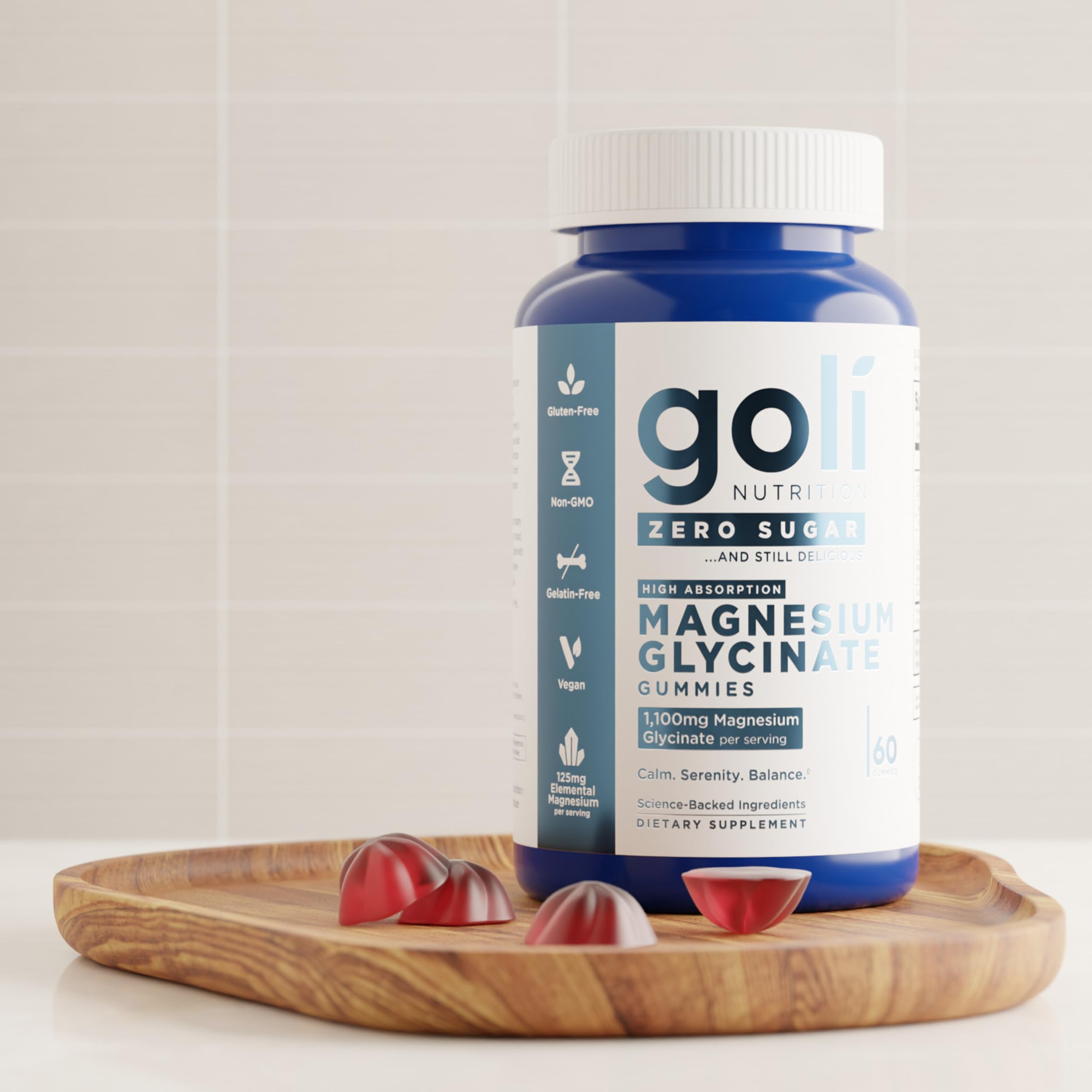 Goli gomitas magnesium lista de ingredientes sin azúcares ni alcoholes de azúcar