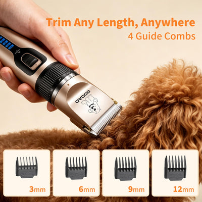 Gooad narrow blade detail for precise trimming around paws and face with safe results