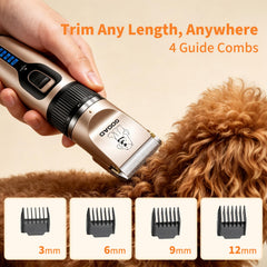 Gooad narrow blade detail for precise trimming around paws and face with safe results