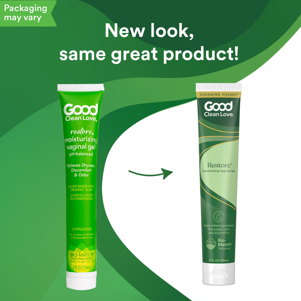 Good Clean Love pack de dos tubos 2 oz que facilita uso prolongado