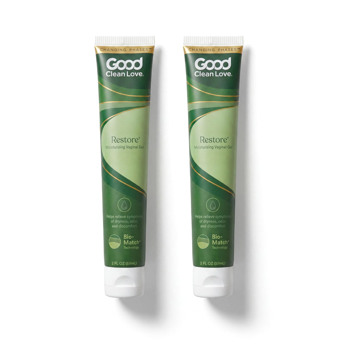 Good Clean Love frente del tubo mostrando etiqueta y beneficio hidratación