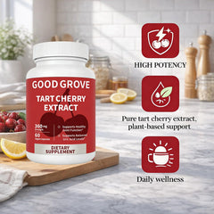GOOD GROVE etiqueta nutricional legible con información del extracto