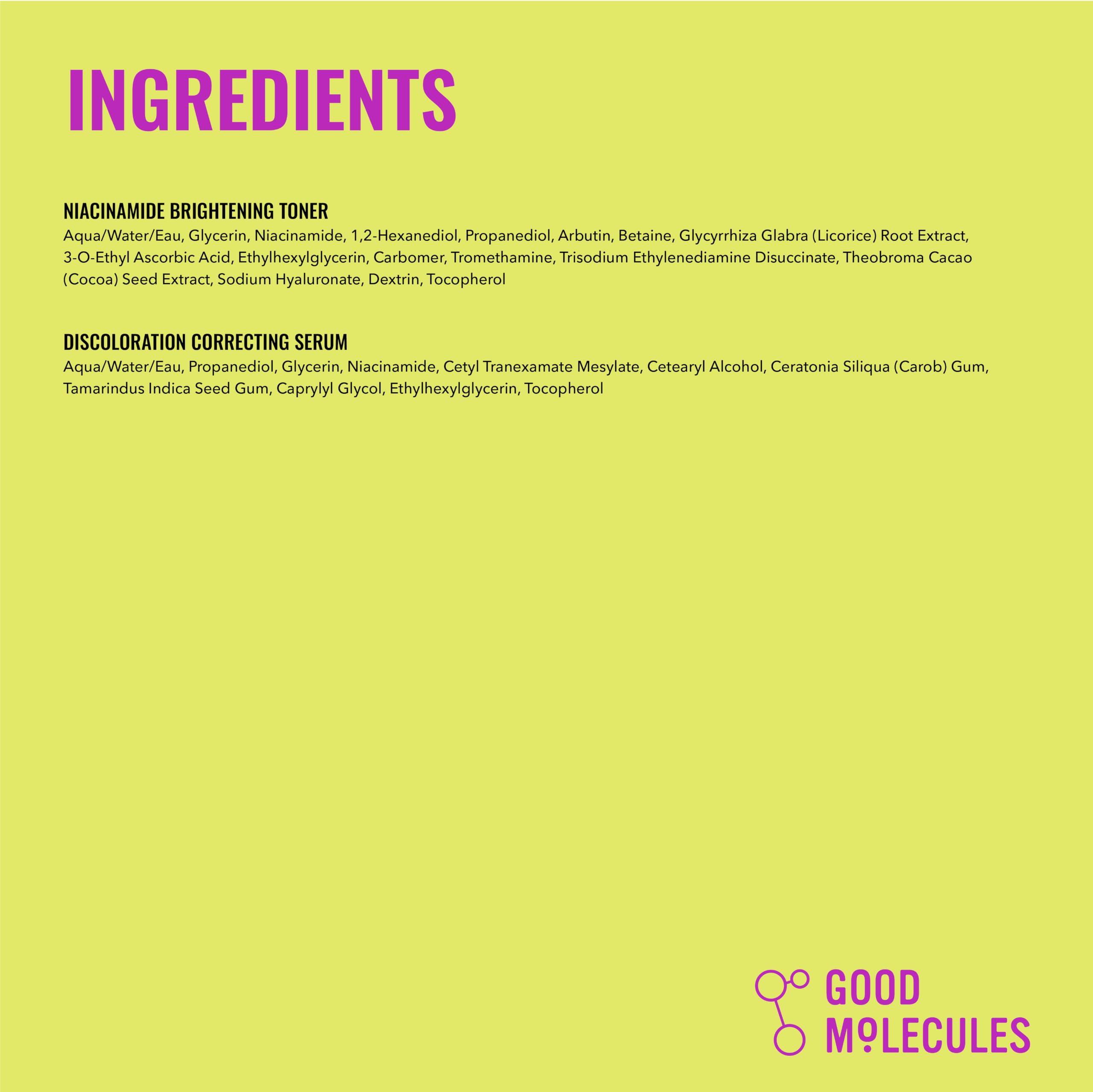 Good Molecules estilo de vida con rostro de piel más uniforme