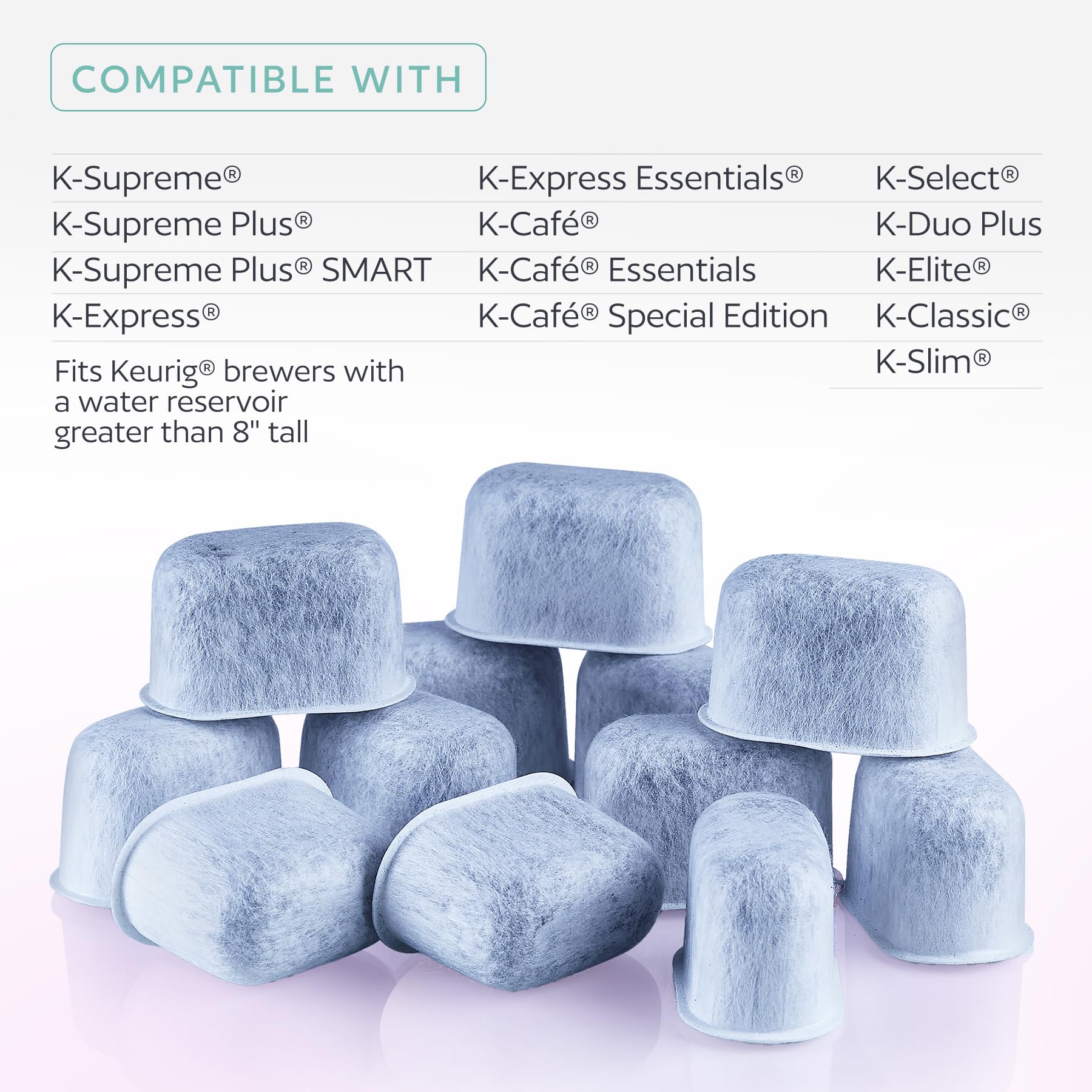 GoodCups cartucho de filtro en primer plano mostrando material de calidad