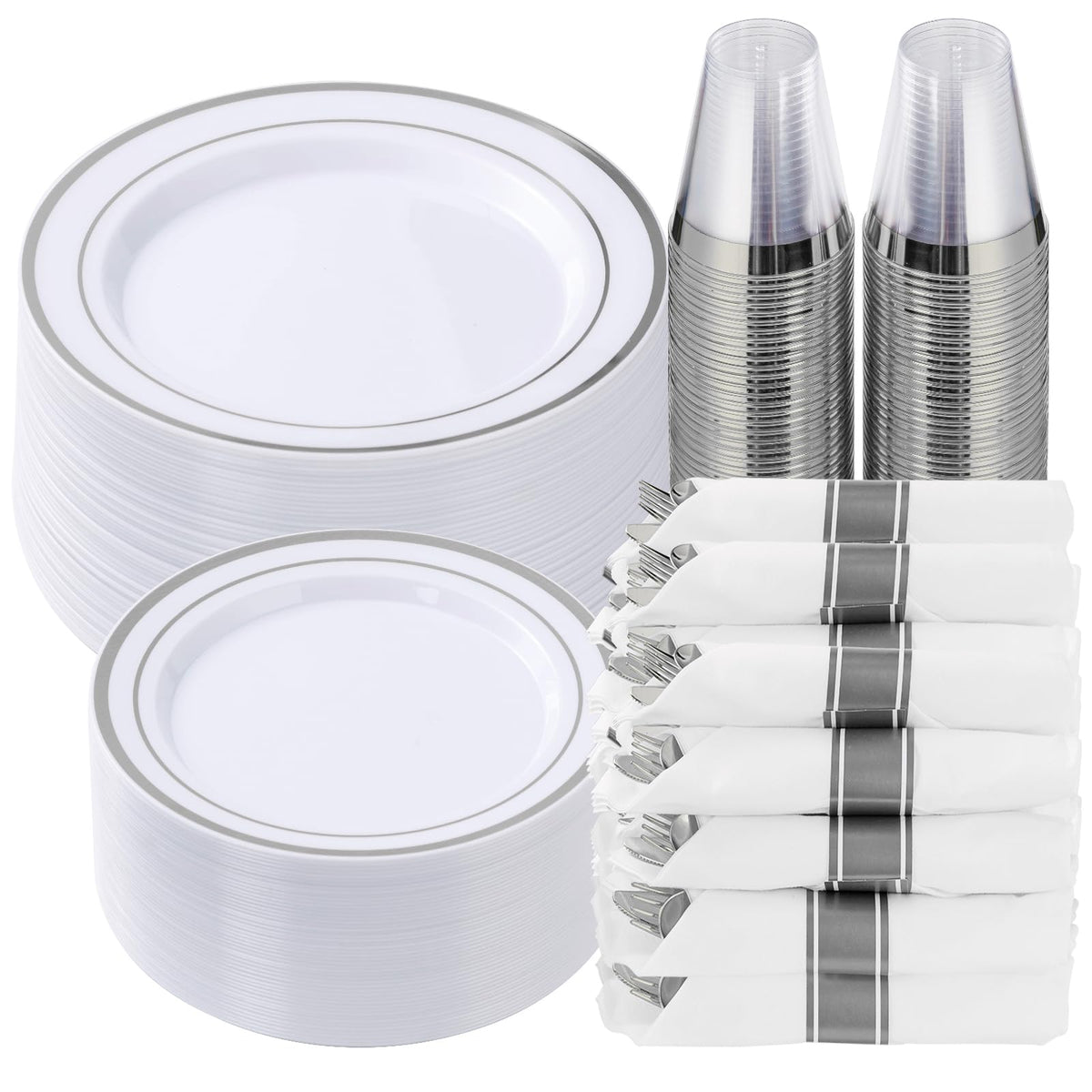 Goodluck vista frontal del set completo muestra elegancia y conveniencia