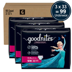 GoodNites close-up of absorbent core highlighting overnight leak protection