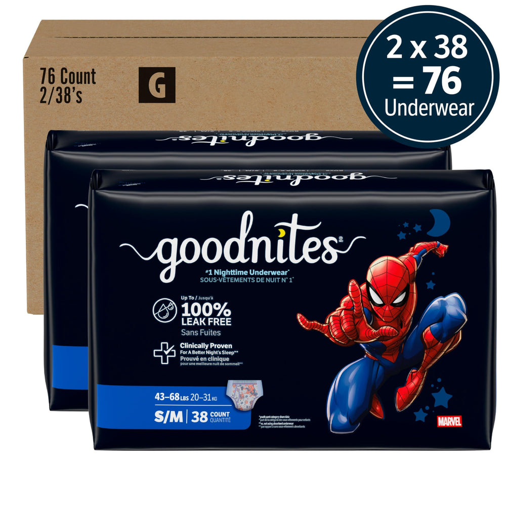 GoodNites close-up of absorbent core demonstrating reliable overnight protection