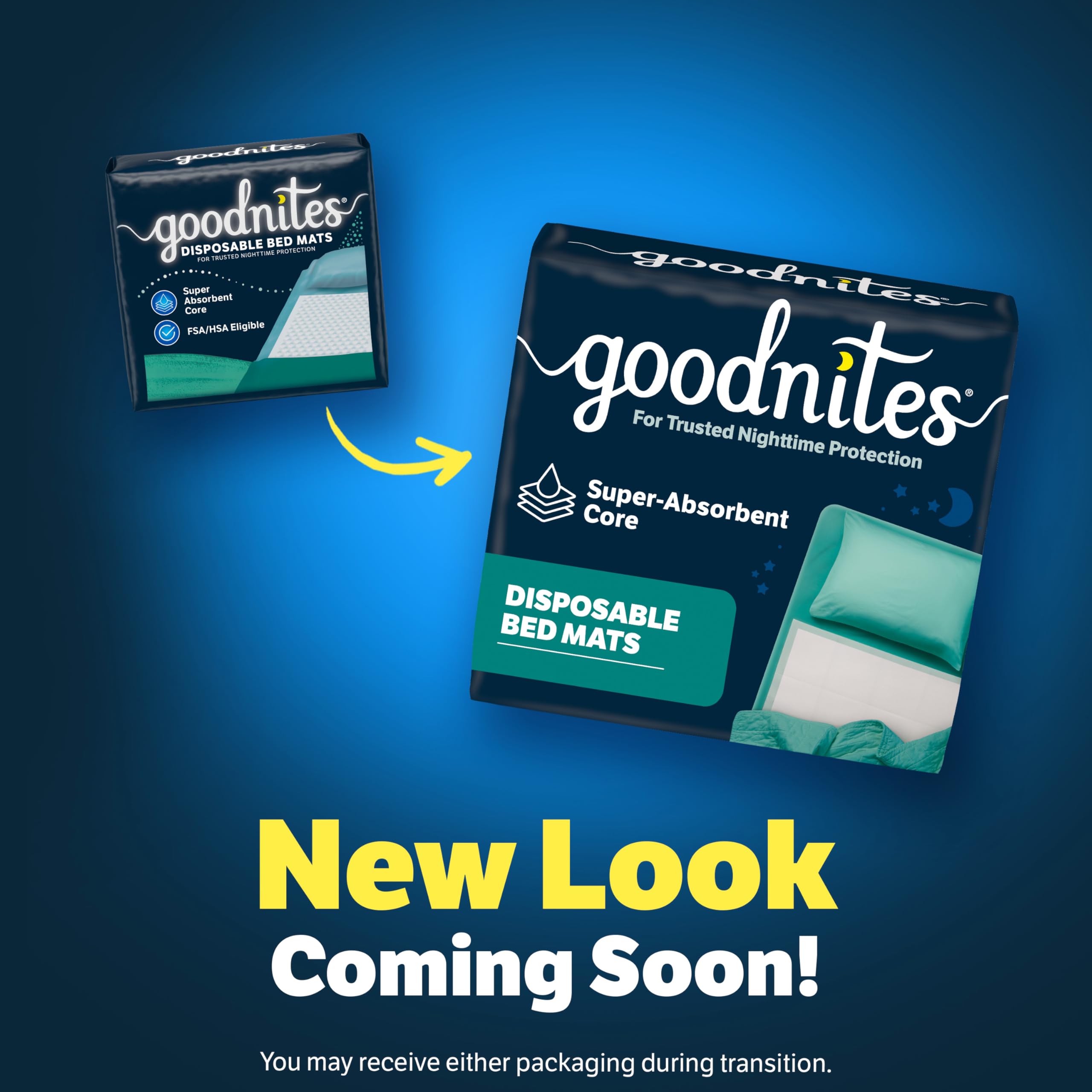 GoodNites detalle del núcleo absorbente que retiene humedad rápidamente