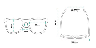 goodr label close-up showing UV400 marking for eye protection
