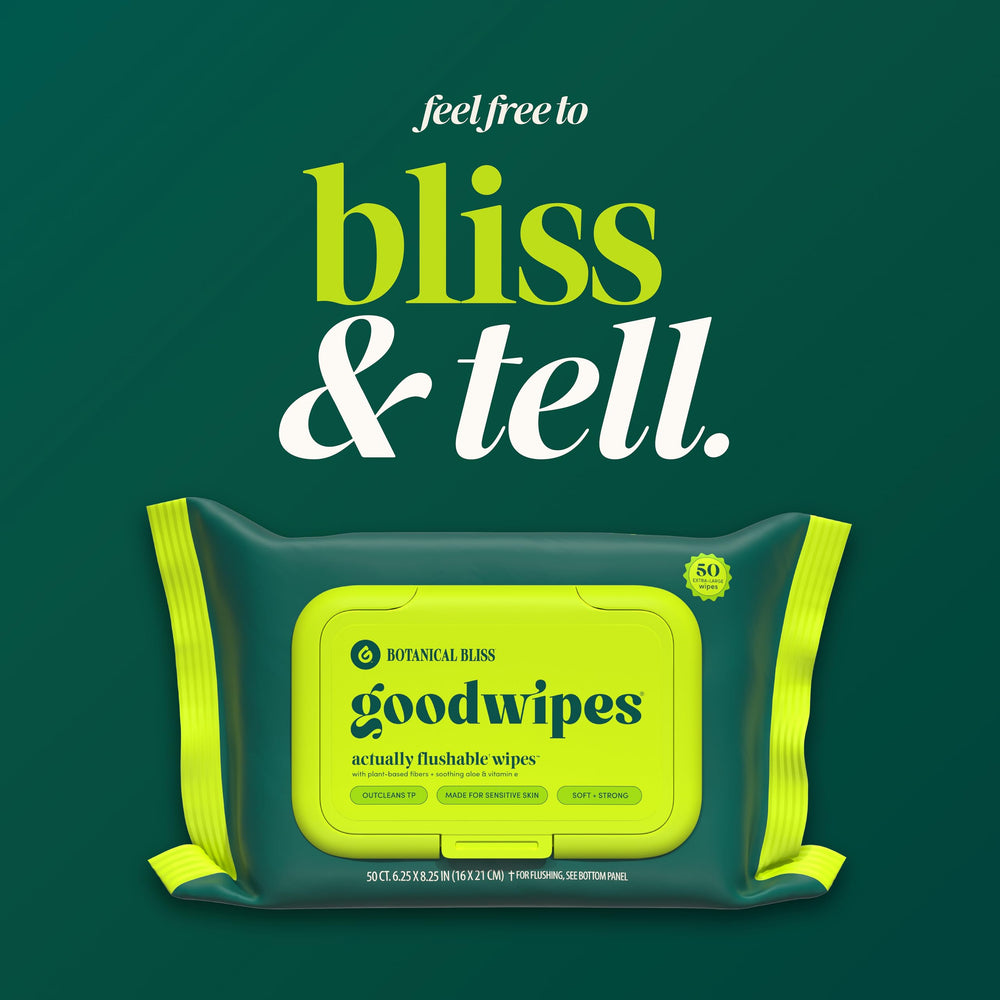 goodwipes etiqueta 50 unidades por envase, información clara