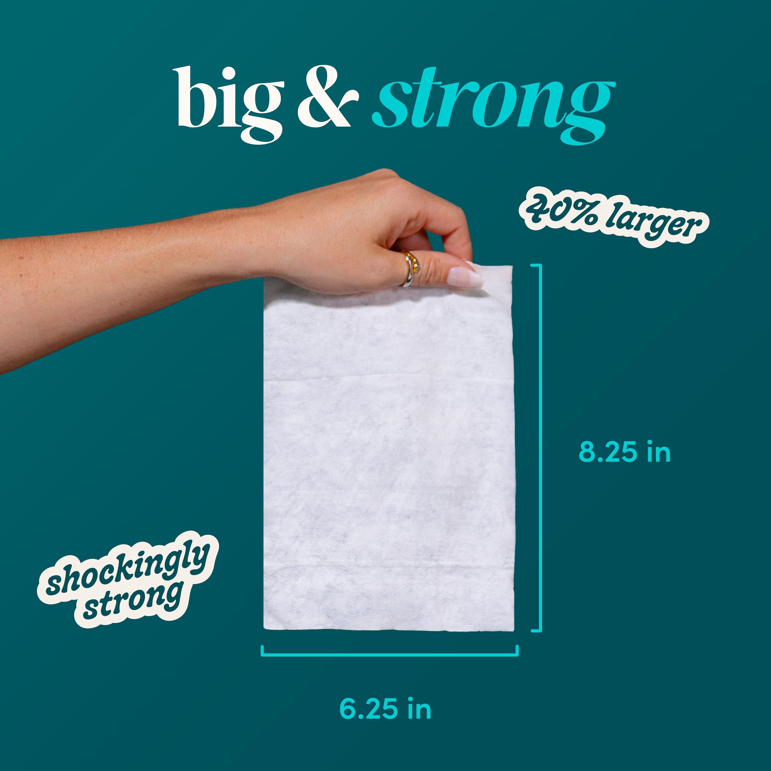 goodwipes etiqueta con ingredientes naturales y beneficios claros