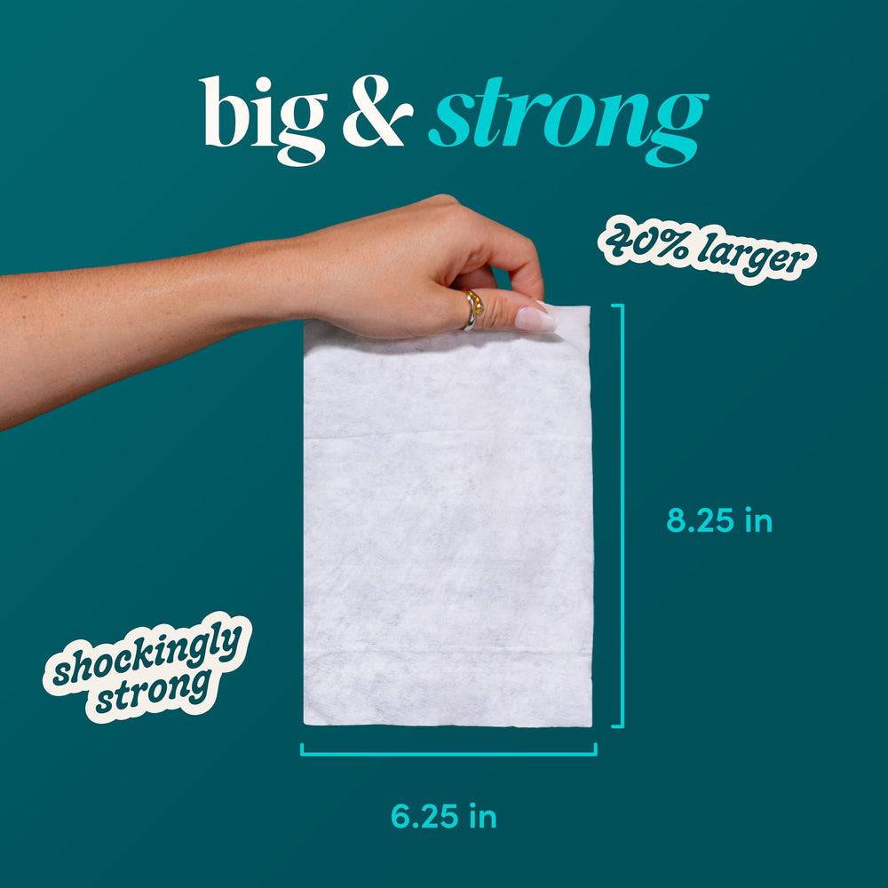 goodwipes etiqueta con ingredientes naturales y beneficios claros