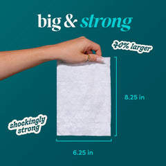 goodwipes etiqueta con ingredientes naturales y beneficios claros