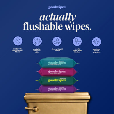 goodwipes primer plano textura de la toallita, suave y resistente