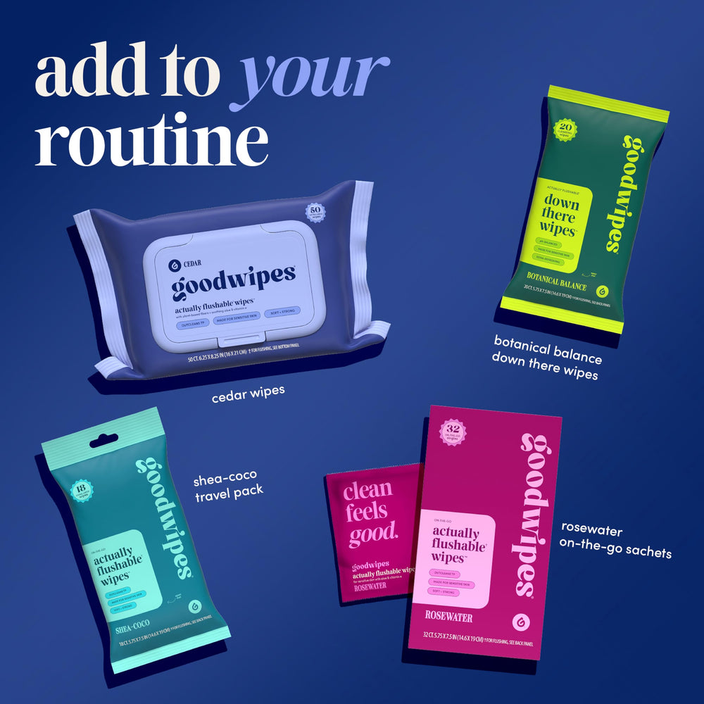 goodwipes toallita individual en bolso para limpieza rápida en viaje