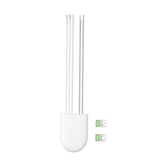Google Nest Power Connector detalle de conectores y etiquetas que facilita la conexión segura
