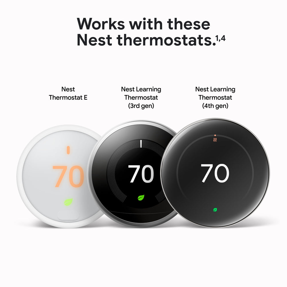 Google Nest sensor comparado en tamaño con un libro para referencia de escala y colocación