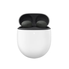 Google Pixel Buds Pro 2 front packaging showcasing Hazel color and premium design benefits