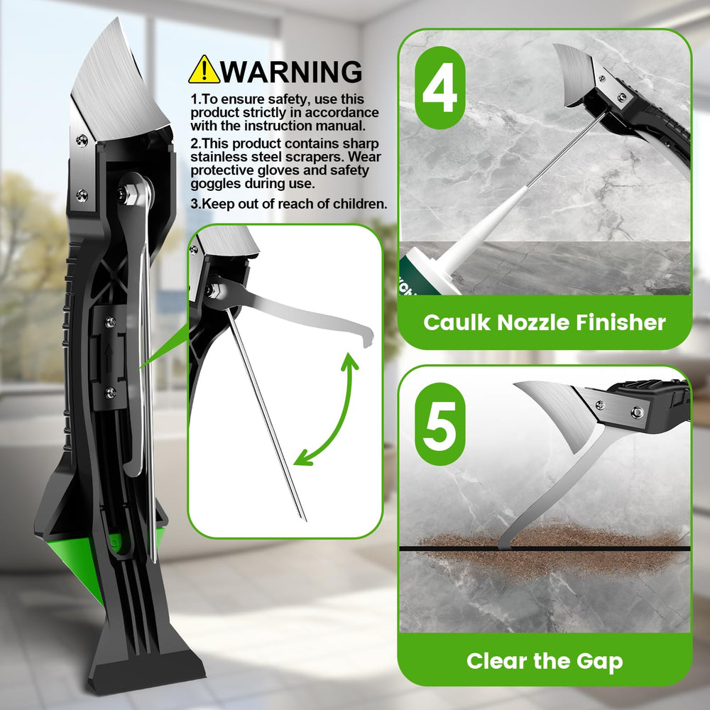 Goopreen set de raspadores con varias formas para retirar masilla antigua