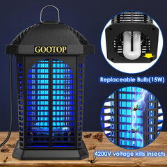 GOOTOP bandeja desmontable fácil limpieza sin contacto con insectos