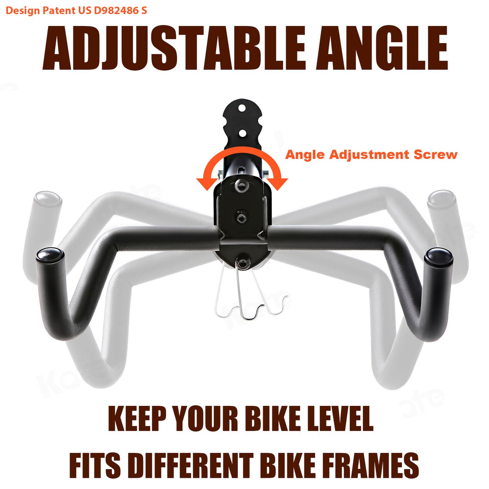Gootus soporte con bicicleta colgada horizontal, acceso cómodo y rápido