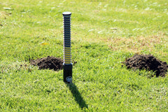 GopherHawk beside ruler showing 20-by-1.5-inch size for fitting runs