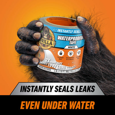 GORILLA primer plano adhesivo grueso que asegura sellado duradero