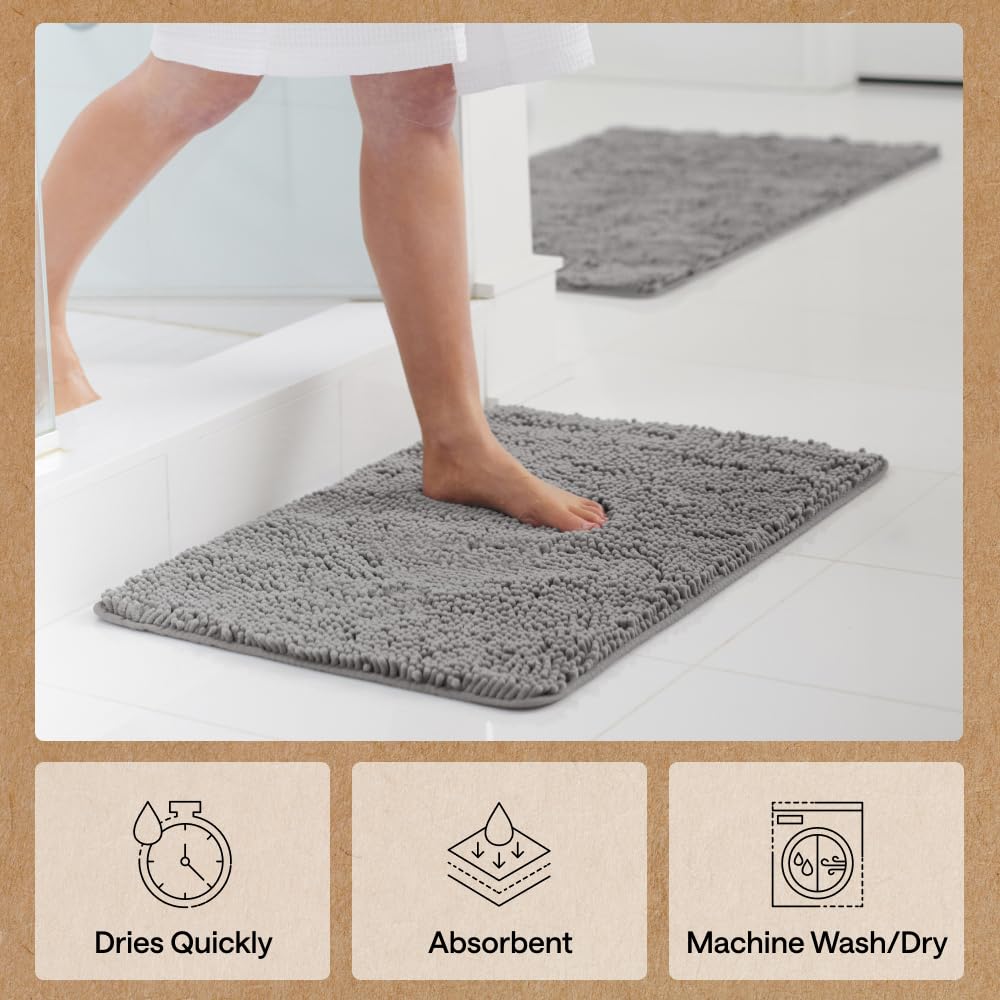 GORILLA GRIP colocada en baño moderno mostrando combinación decorativa