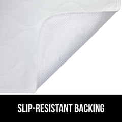 GORILLA GRIP detalle de bordes con barrera impermeable, evita fugas