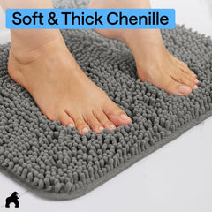 GORILLA GRIP alfombra colocada frente a la ducha para evitar pisos mojados