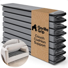 GORILLA GRIP frontal del embalaje mostrando soporte de sofá resistente