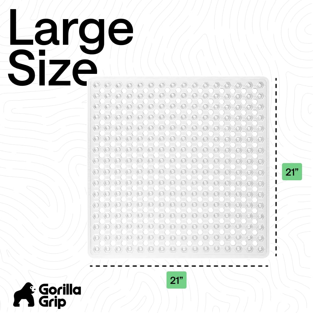 GORILLA GRIP material claro sin BPA amigable para la familia
