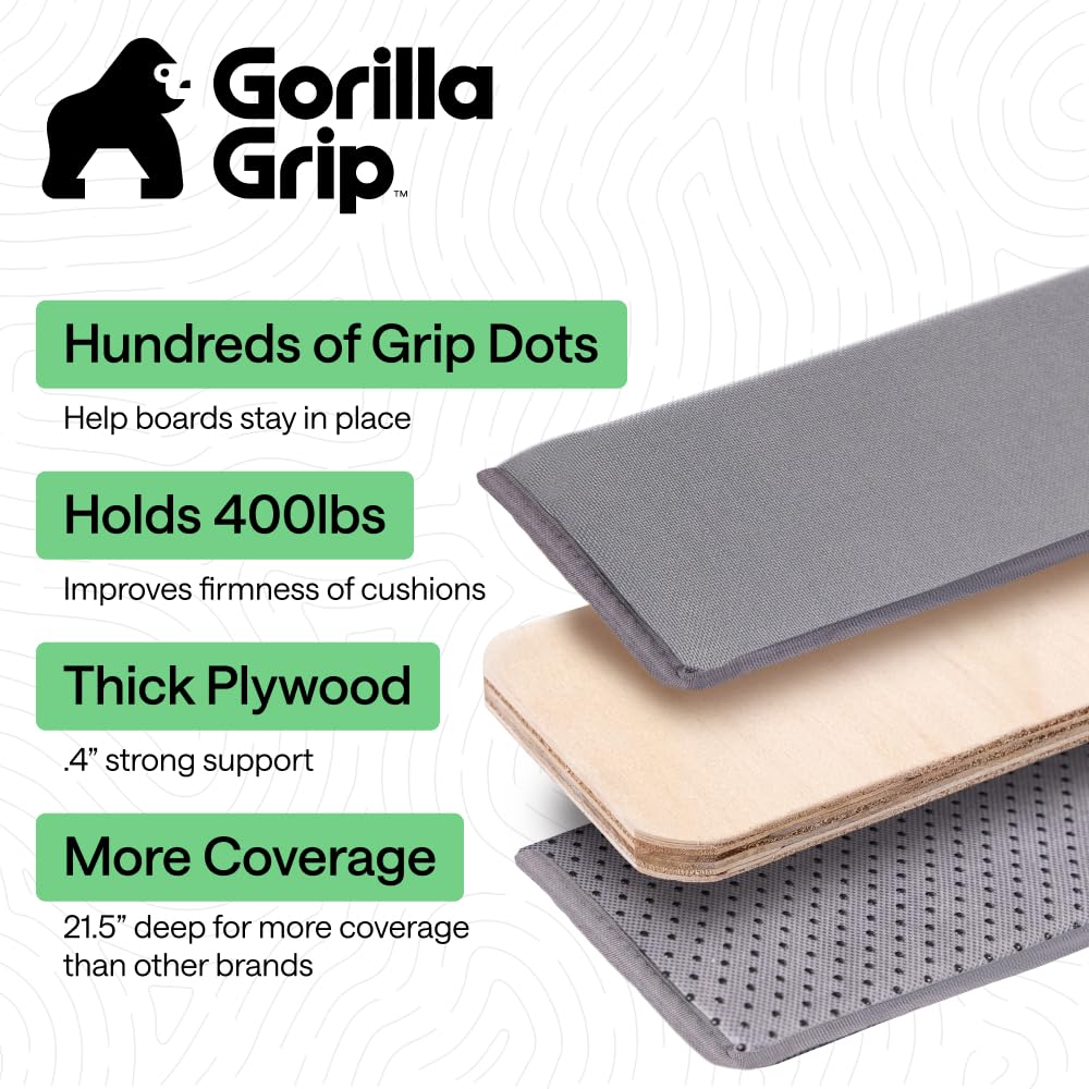 GORILLA GRIP puntos antideslizantes en la cara inferior para estabilidad