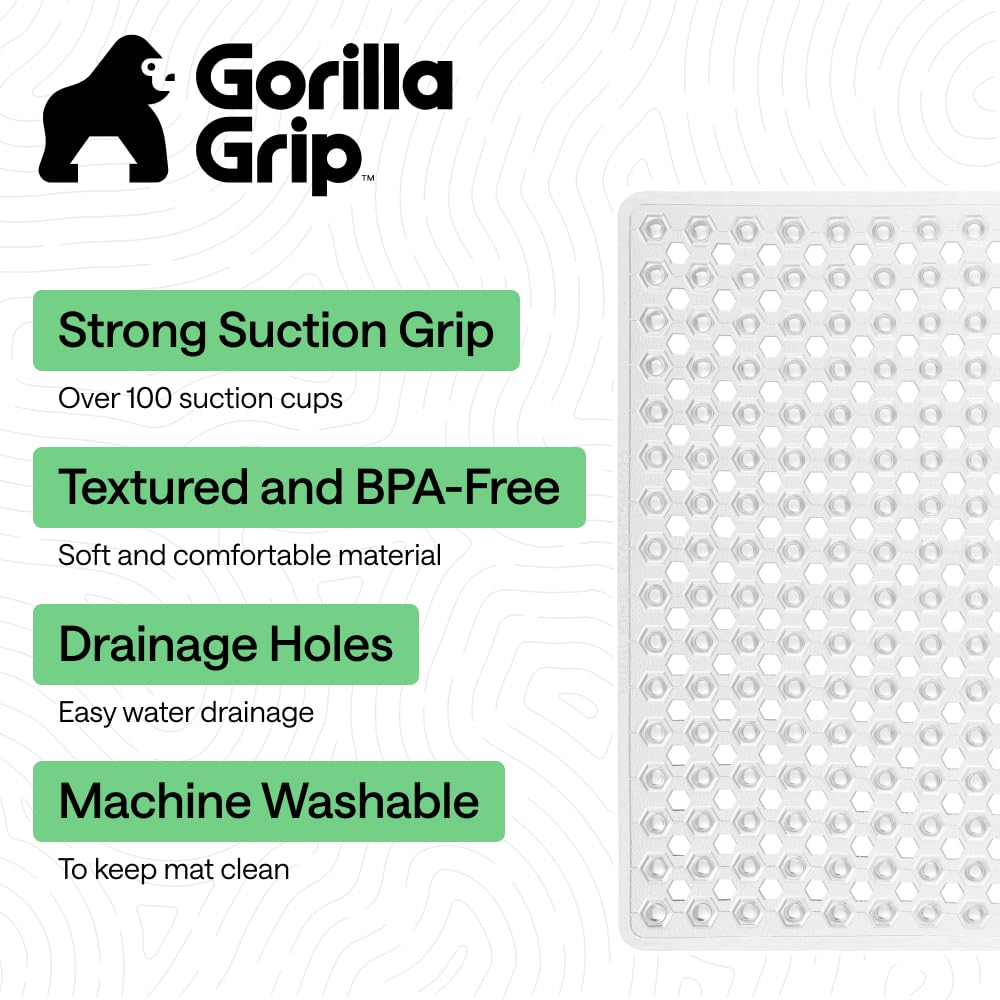 GORILLA GRIP textura superior de guijarros para mayor agarre
