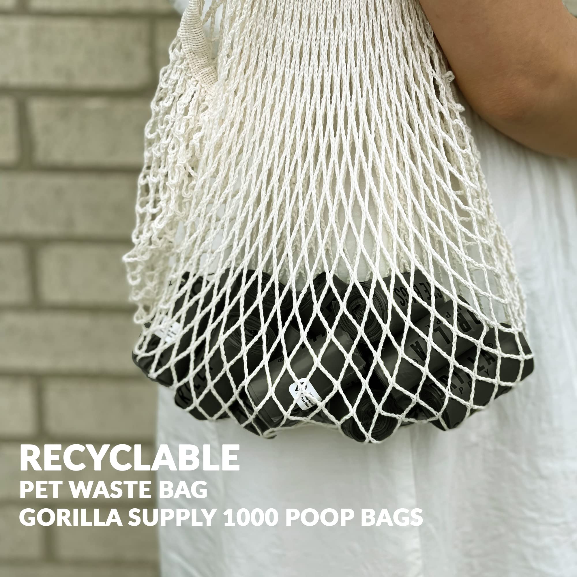 GORILLA SUPPLY detalle del empaque reciclable que reduce residuos
