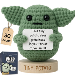 Got you a little something Baby Yoda frente mostrando diseño adorable y atractivo