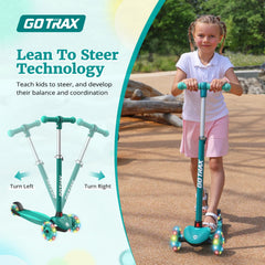 Gotrax KS1 wide anti-slip deck and rear mudguard brake for safe stopping