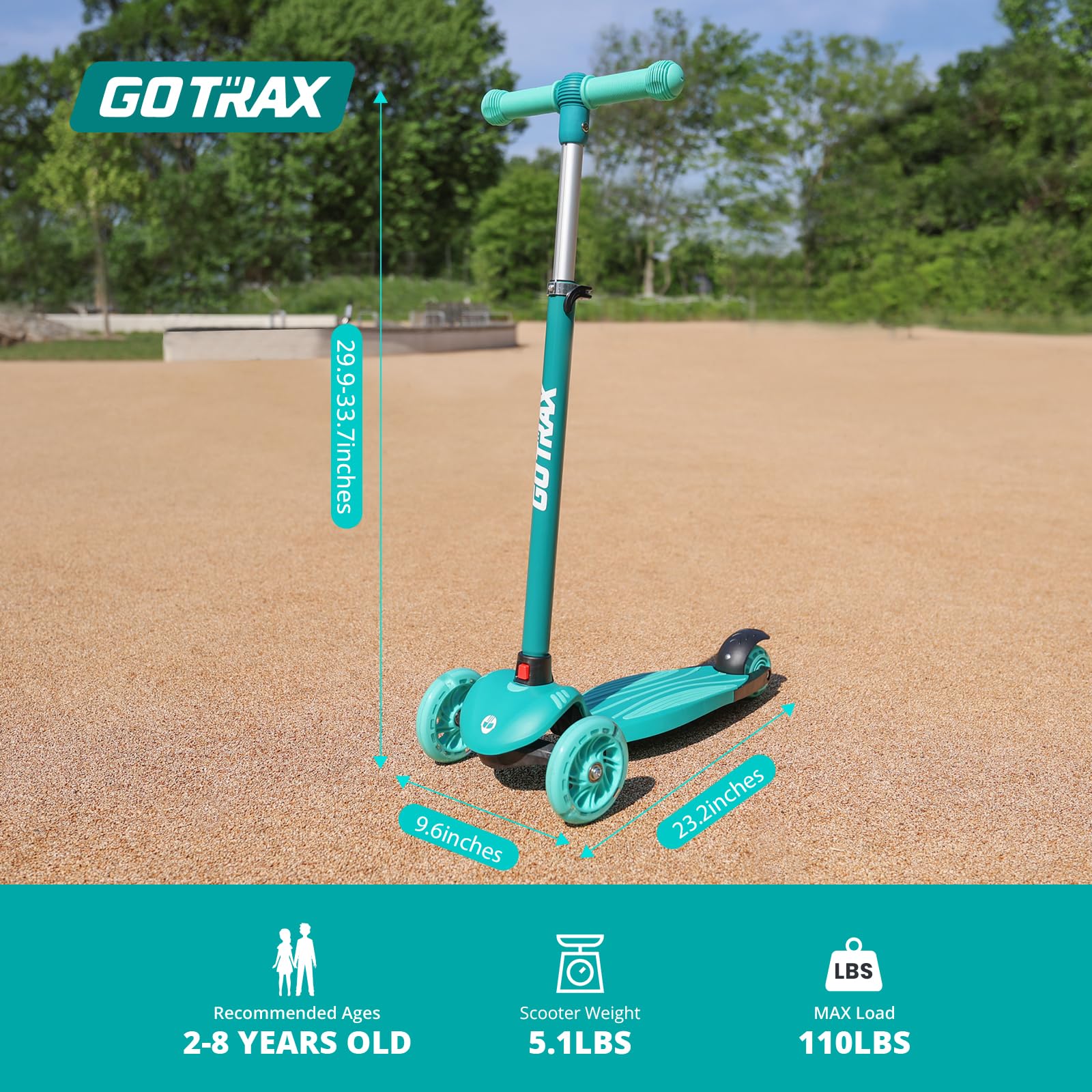 Gotrax KS1 next to backpack for scale showing lightweight carry convenience