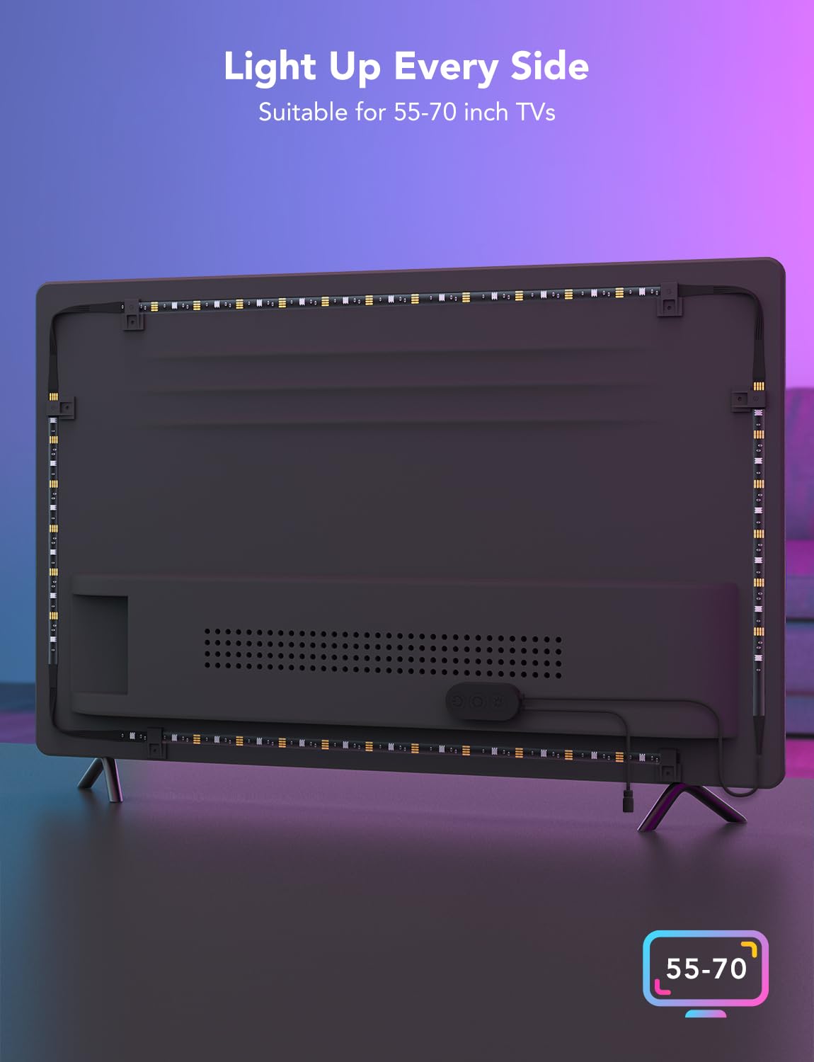 Govee packaging with power adapter and accessories for easy setup