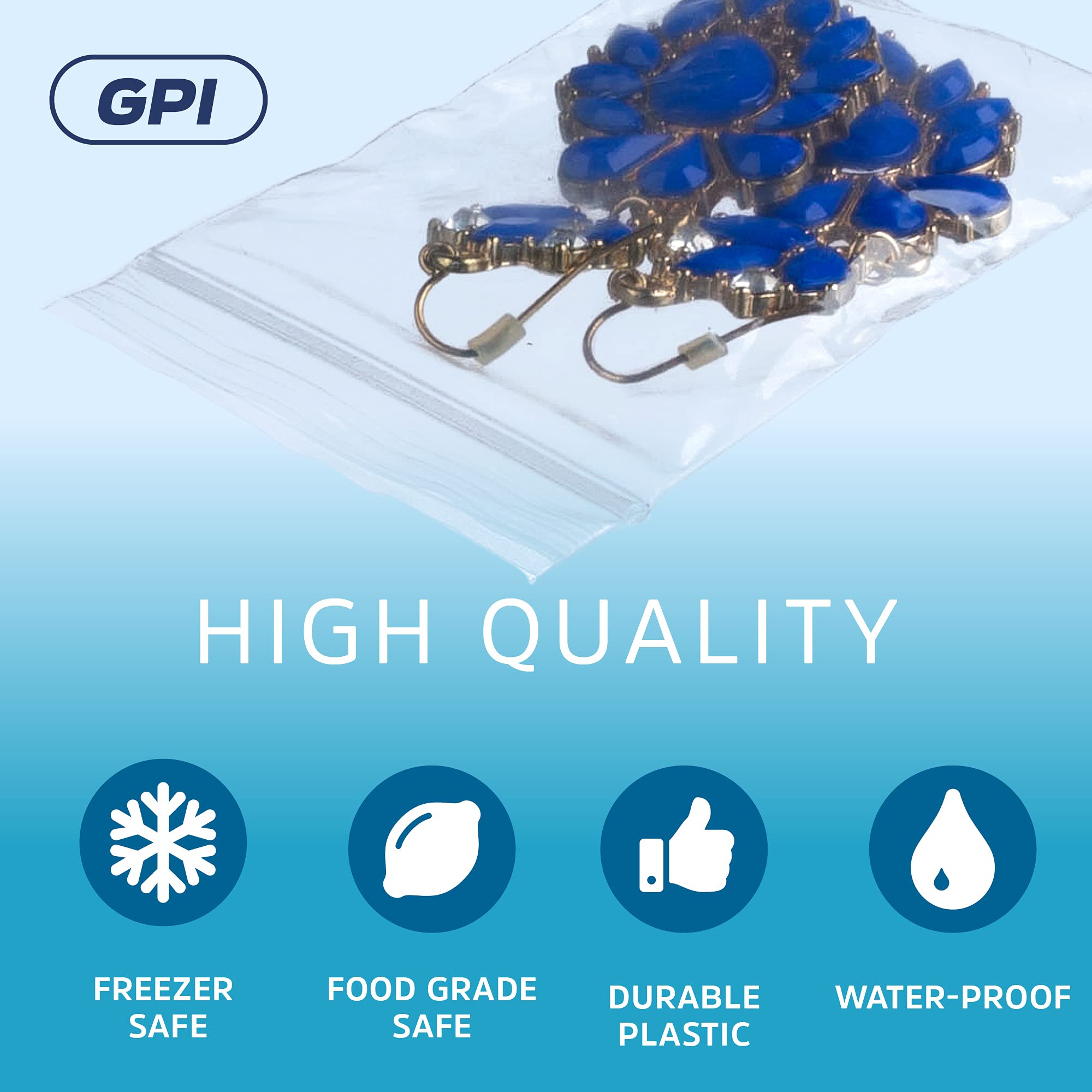 GPI bolsa con joyería pequeña protegida, ideal para venta y almacenaje