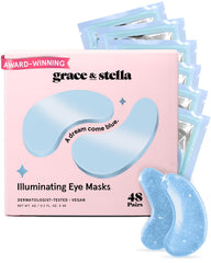 grace & stella empaque frontal mostrando 48 pares y efecto refrescante